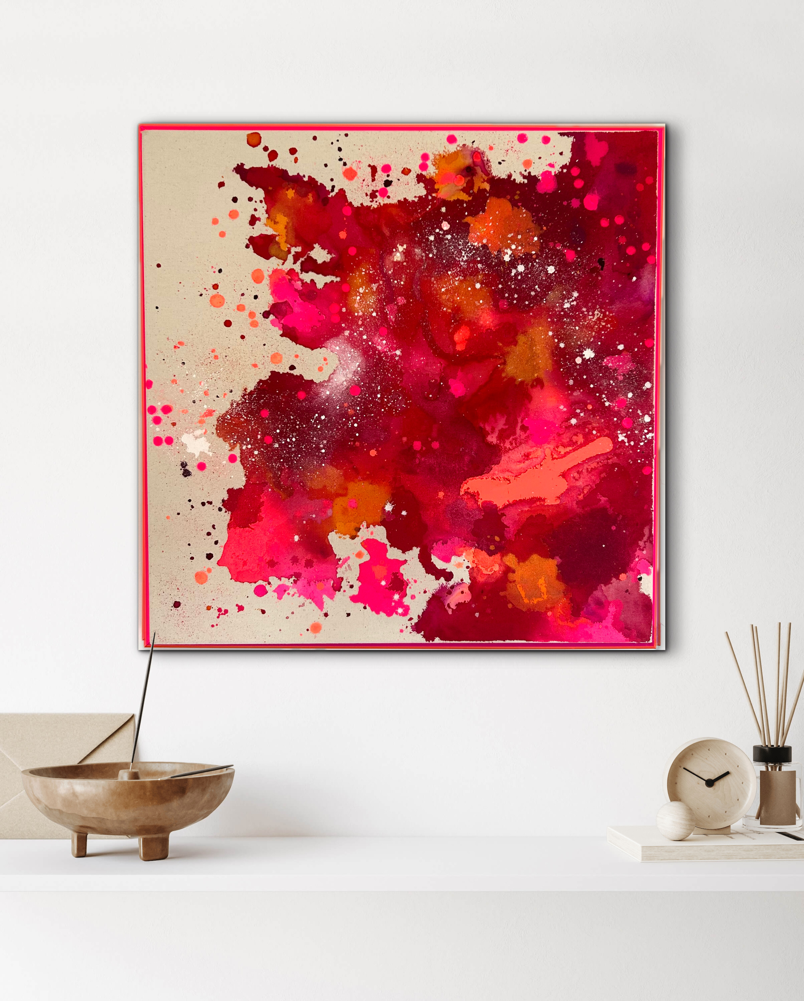 Eruption, 2025, Acryl auf roher Baumwollleinwand, Ansicht 8